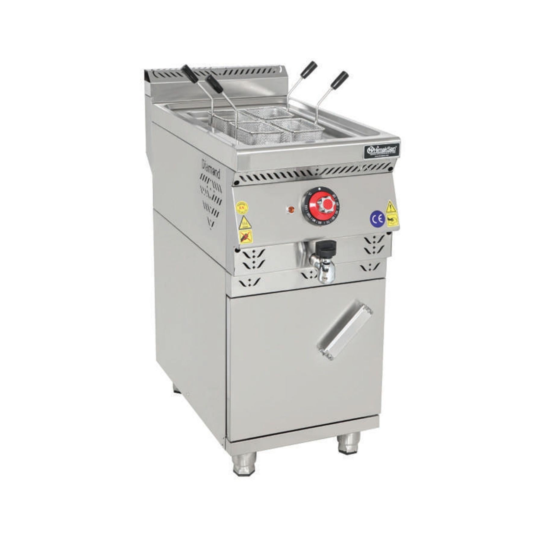 Himaksan Dolaplı 4 Sepetli Makarna Haşlama Makinesi Elektrikli 40x90x85 cm HMK-DMHE 498