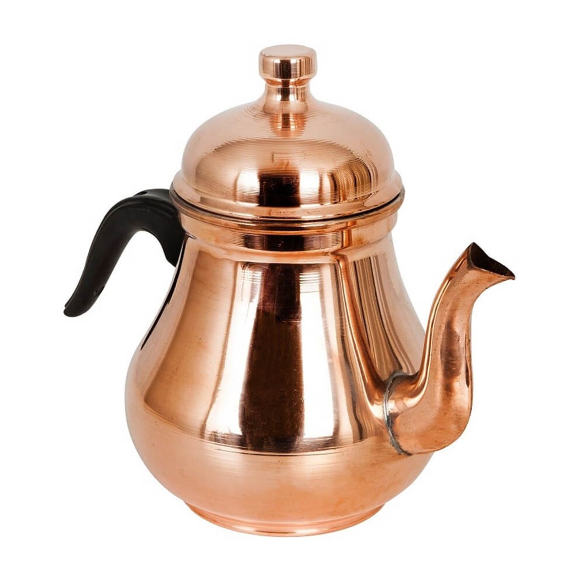 Ateşe 2,3 Litre Bakır Demlik BKR NO:3
