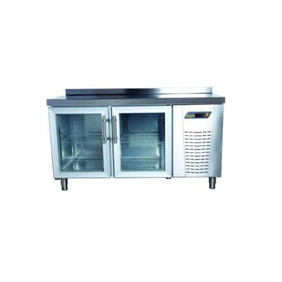 Ndustrio Tezgah Tip 2 Kapılı Snack Buzdolabı Cam Kapılı TPS-62-GD