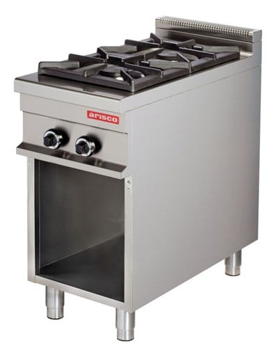Arisco 2 Gözlü Gazlı Ocak Alt Açık Dolaplı Ce Belgeli 42,5x90x90 Profesyonel Seri GR911