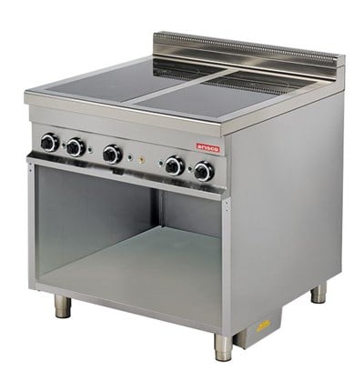 Arisco Elektrikli Kuzine 4 lü Isı Camlı Pleyt Fırınsız ER921C / Range / Electric