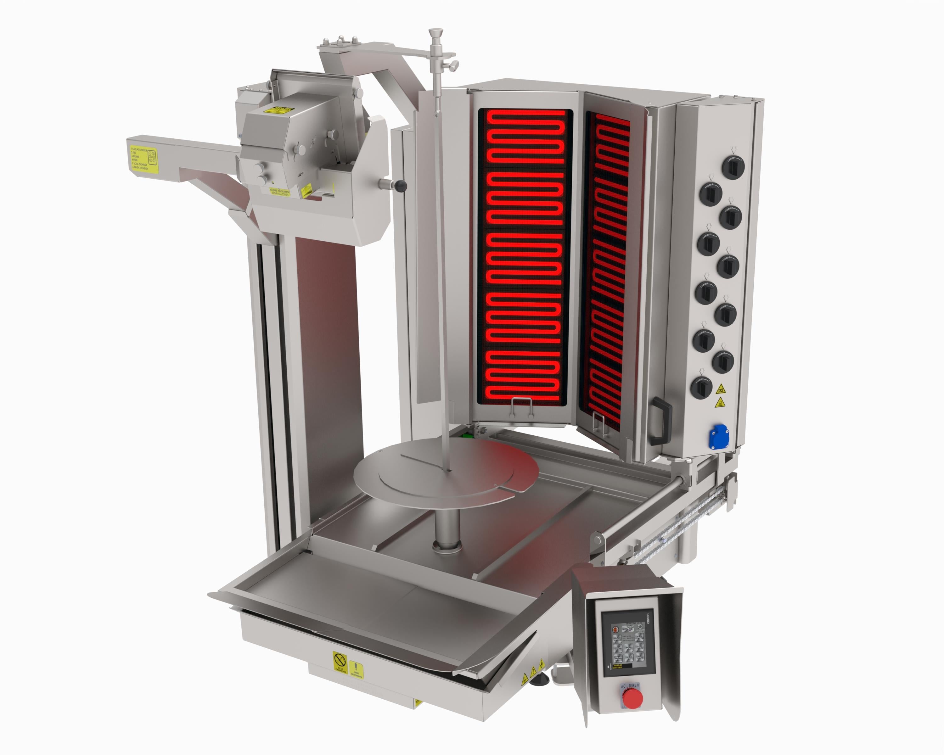 Atalay 10 Gözlü Döner Robotu Elektrikli Geniş Kesim ADR-10E-GK