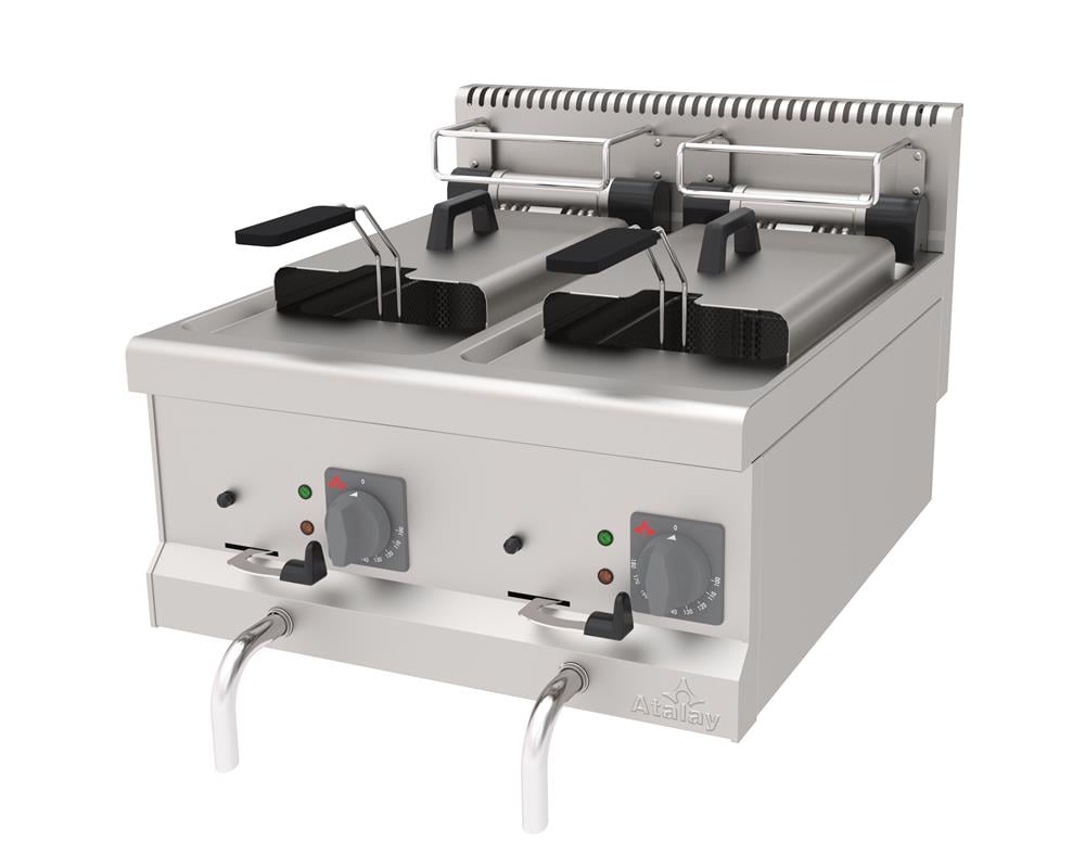 Atalay 11 Litre Elektrikli Fritöz Çiftli 60x70x30 cm AEF-670