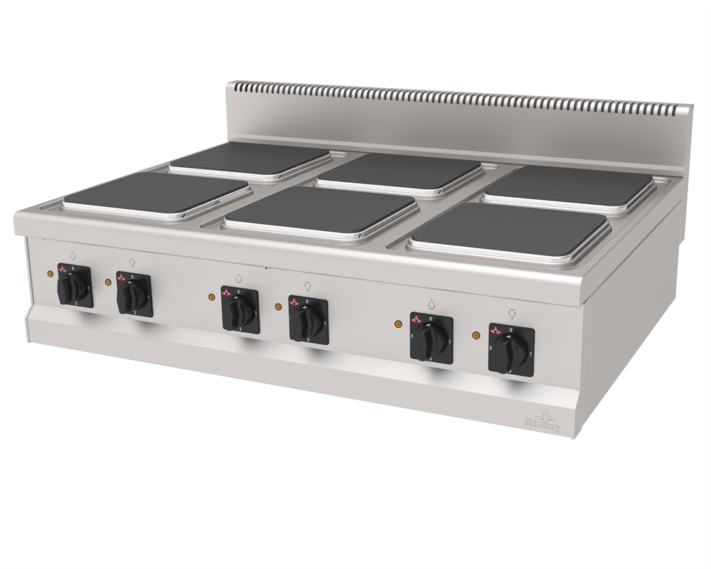 Atalay Elektrikli Ocak 6 Plateli Set Üstü 120x90x30 AEO-1290 S