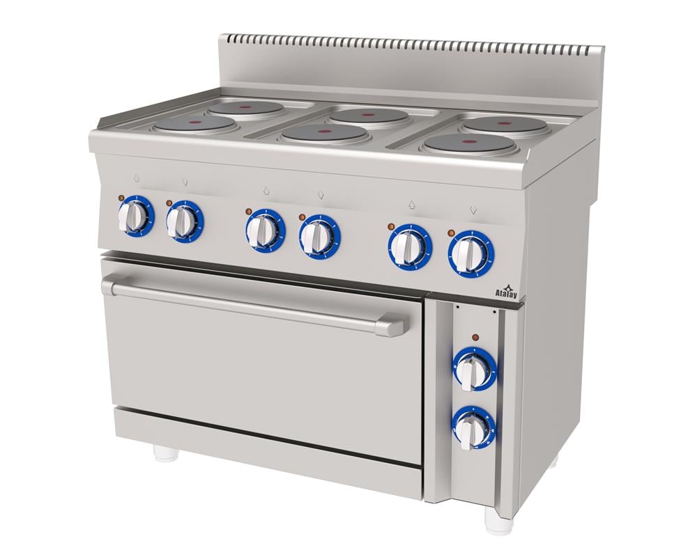 Atalay Kuzine 6 lı Elektrikli Fırınlı Kuzine 100x60x85 E AEK-1060