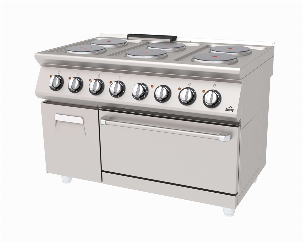 Atalay Kuzine 6 lı Elektrikli Fırınlı Kuzine Dolaplı 120x73x85 AEK-1273 D