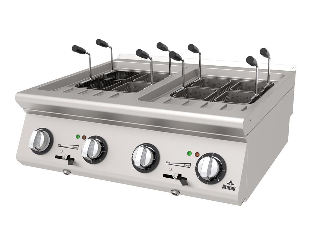 Atalay 8 Sepetli Makarna Haşlama Makinesi Elektrikli 80x73x30 AMP-873