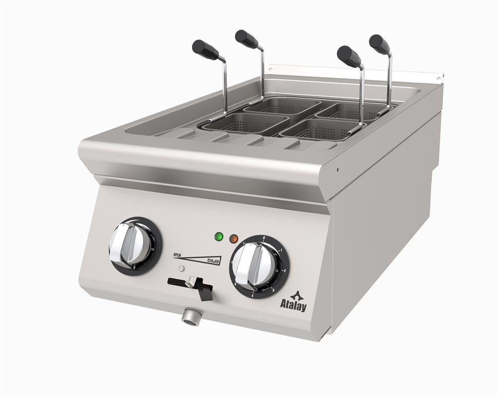 Atalay 4 Sepetli Makarna Haşlama Makinesi Elektrikli 40x73x30 AMP-473