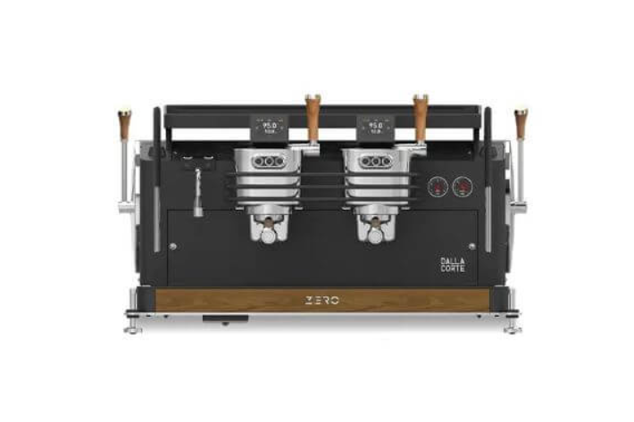 Dalla Corte 2 Gruplu Barista 7.5 Litre Espresso Kahve Makinesi Siyah-Ceviz ZERO-2-DN