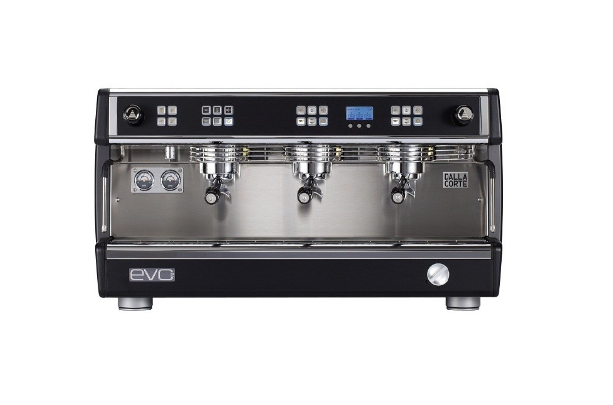 Dalla Corte Evo Barista Kahve Makinesi 3 Gruplu Siyah