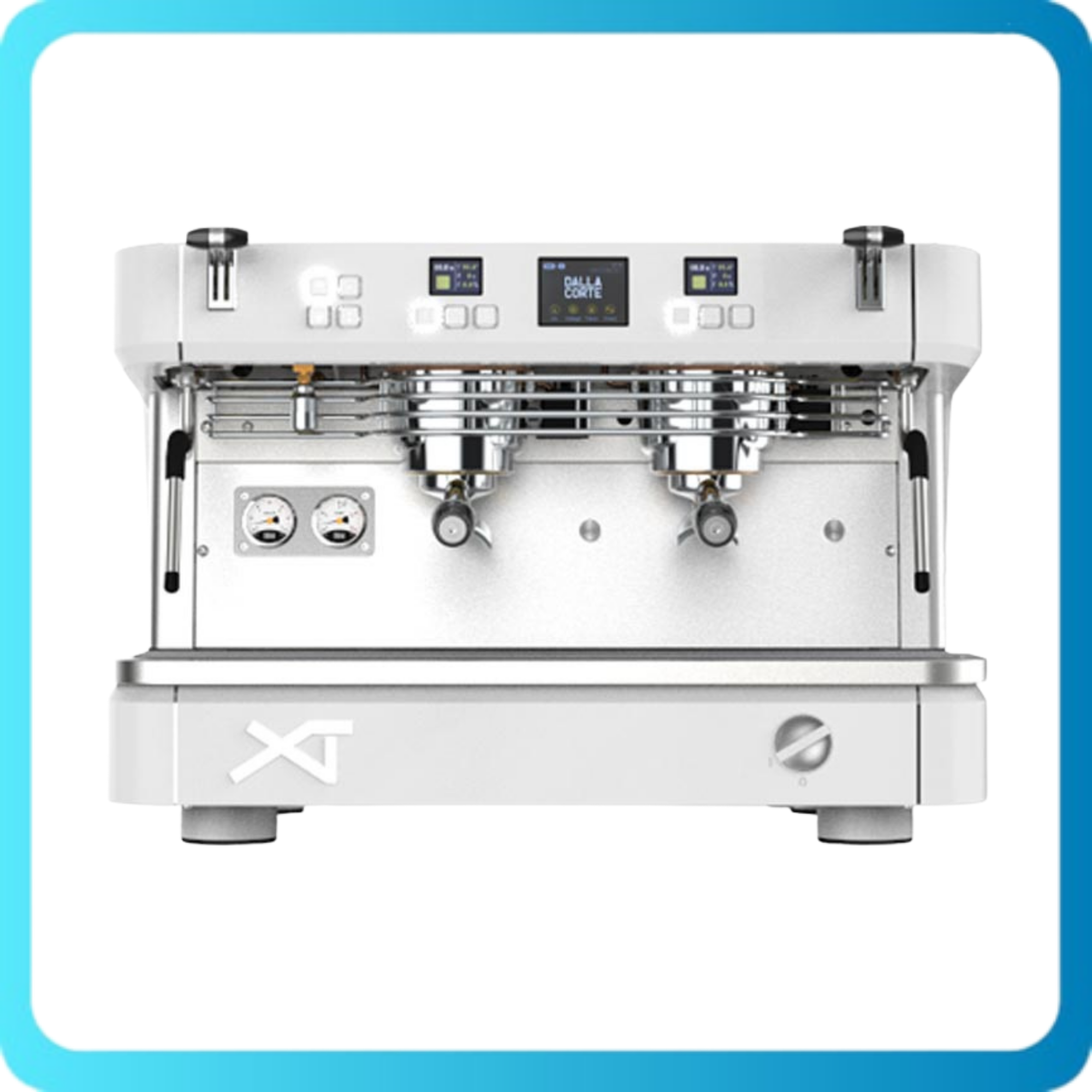 Dalla Corte XT Classic Espresso Kahve Makinesi 2 Gruplu Beyaz