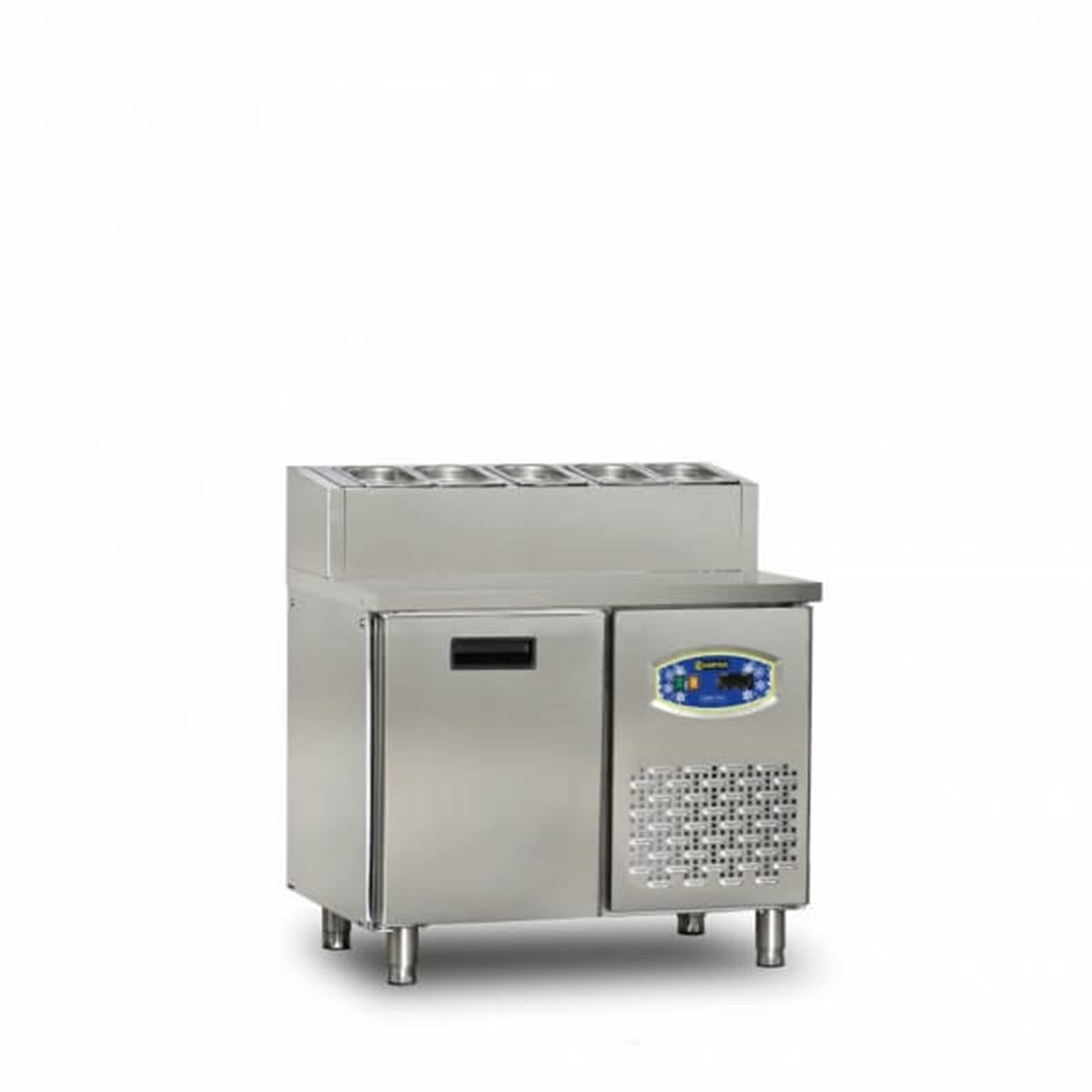 Dampak 1 Kapılı Pizza Hazırlık Dolabı 100x70x109 22TBF1S-PA70