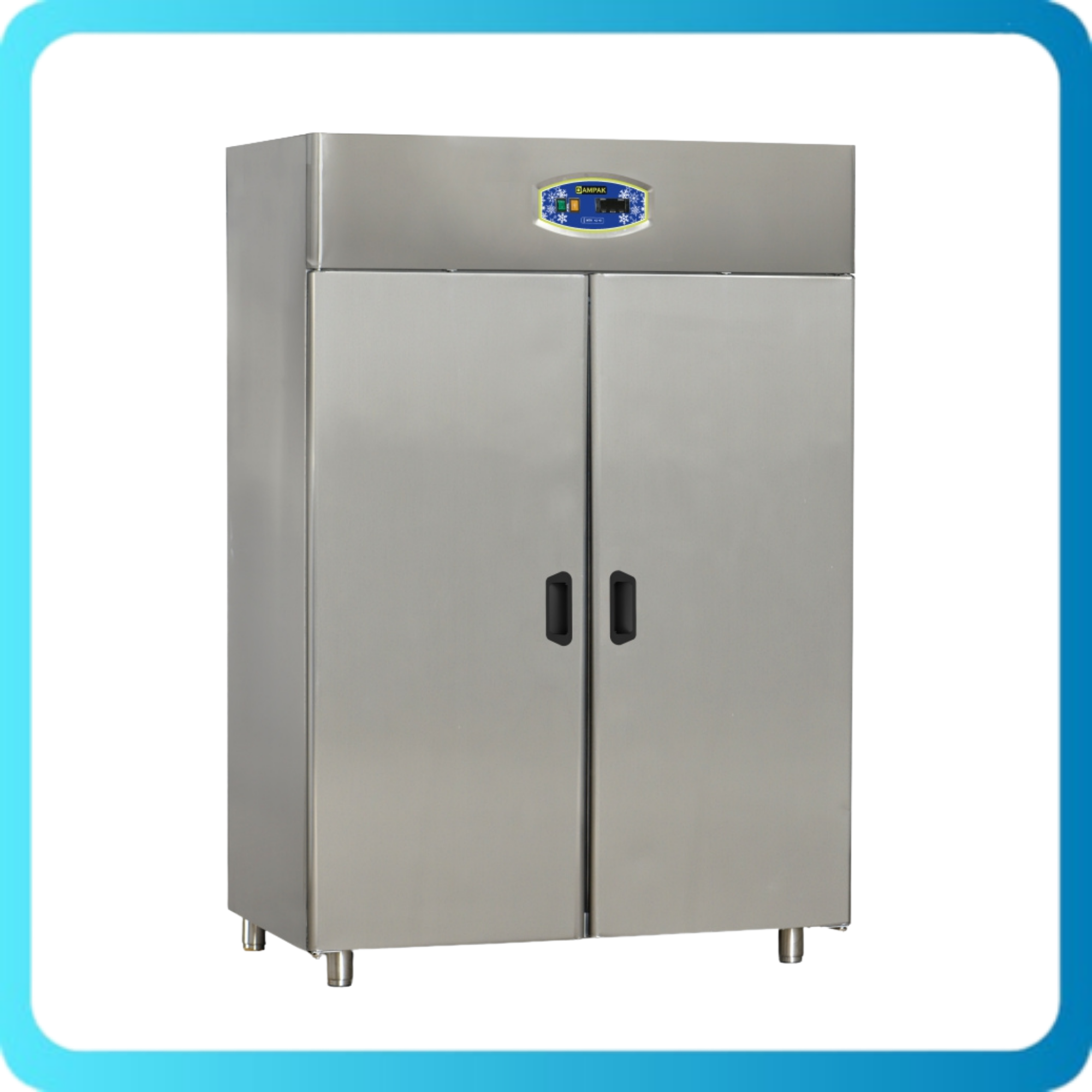Dampak İki Kapılı Dik Tip Buzdolabı 139x82x210 22DBF2S-GN