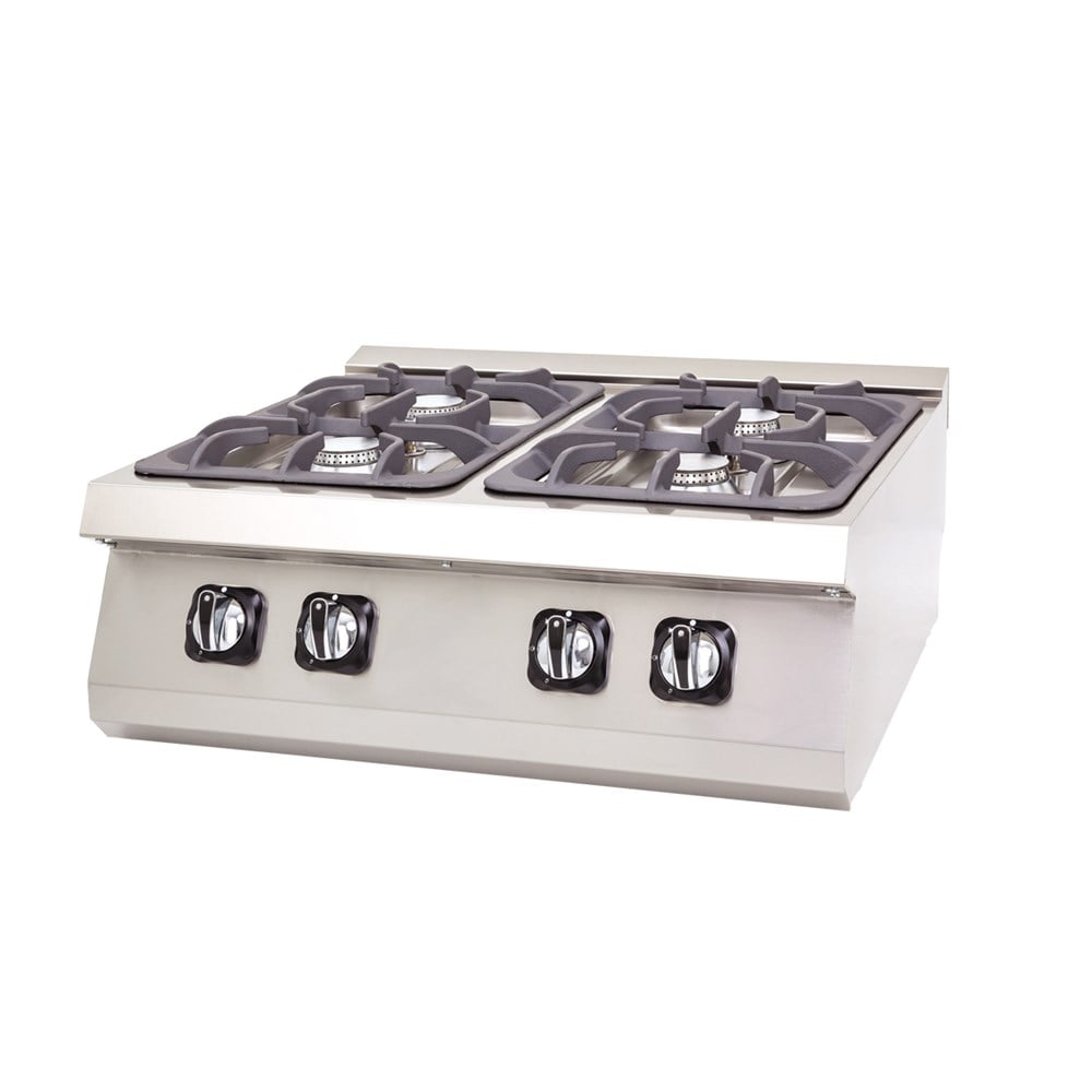 DRN 4’lü Gazlı Ocak Set Üstü 60x63x30 cm DRNG0-6060