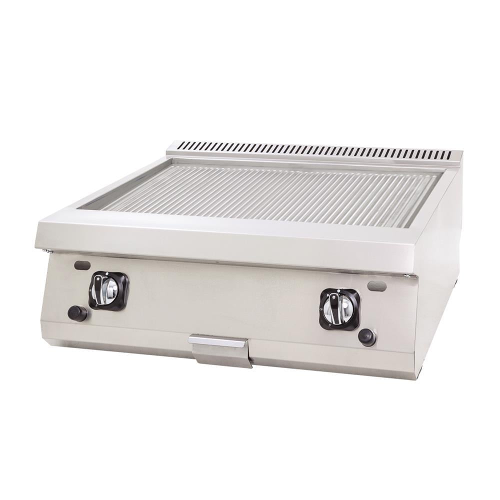 DRN Elektrikli Oluklu Pleyt Izgara Set Üstü 120x73x30 cm DRNEL-1270N