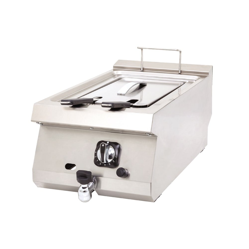 DRN 9 Litre Fritöz Gazlı Set Üstü 40x73x30 cm DRNGF-4070