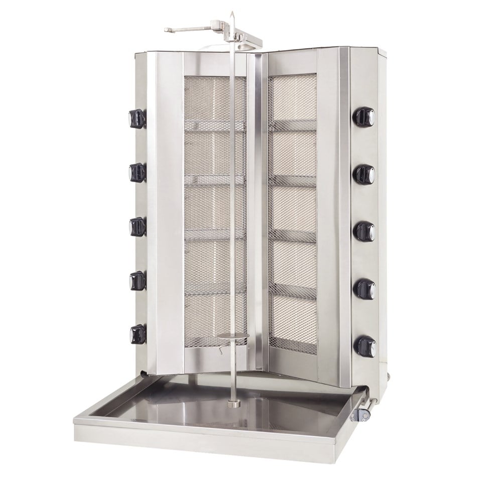 DRN Sabit Döner Ocağı 10 Radyanlı V Tip Gazlı ve Lpg Li 70x80x100 Cm DRNDVSG-10