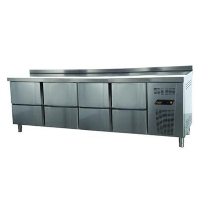 Ndustrio Tezgah Tipi Buzdolabı 8 Çekmeceli Snack Seri TPS-64-8D