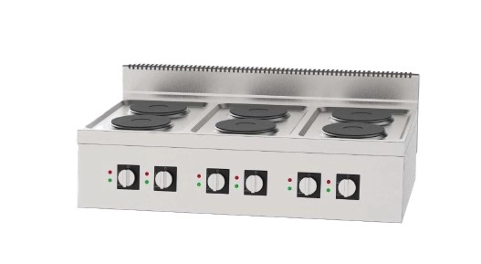 Elektrikli Ocak 6 Yuvarlak Pleytli