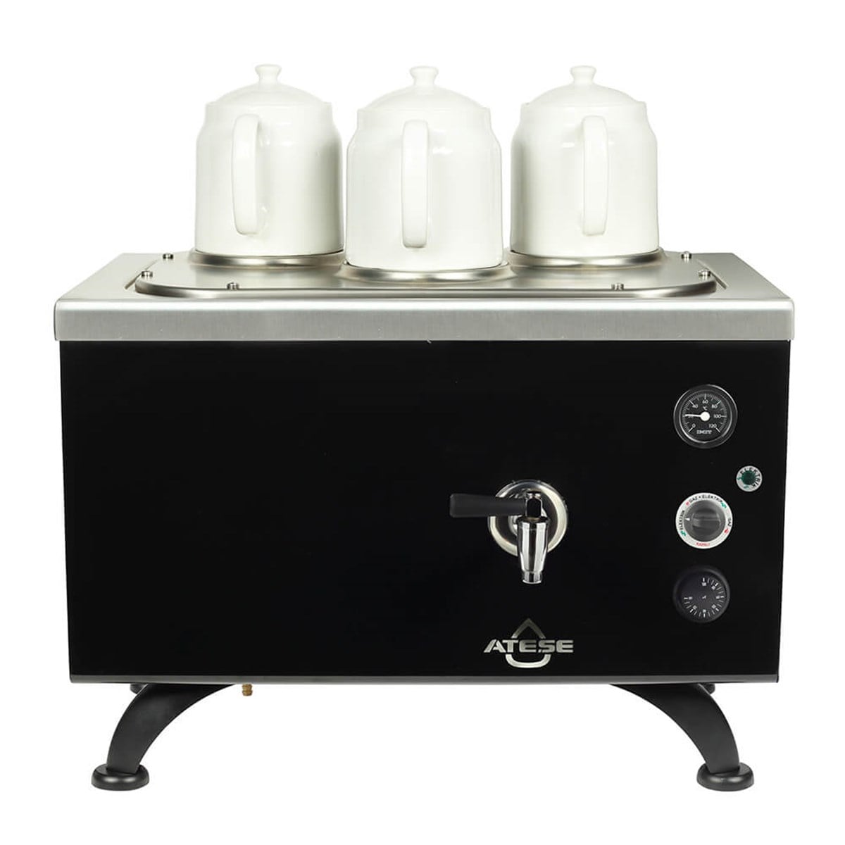 Ateşe Efes Analog Elektrikli 3 Demlikli Çay Makinesi (STATIC EAE3)