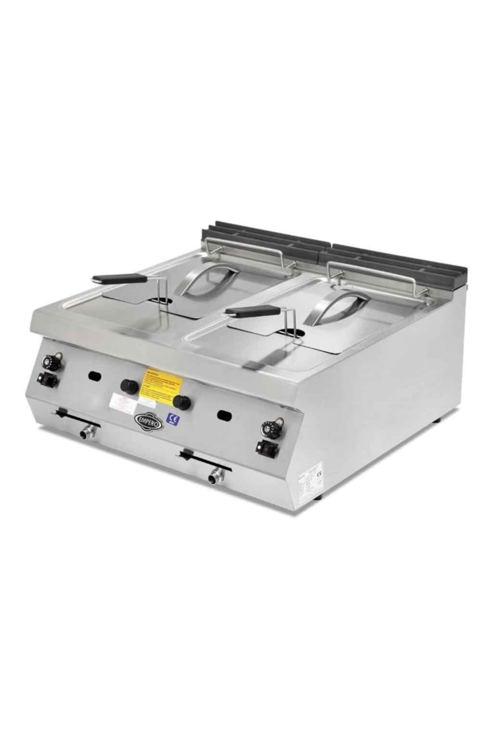 Empero Gazlı Fritöz 12+12 Litre Ce Belgeli 80x73x30 cm EMP.PLS.7FG020-S