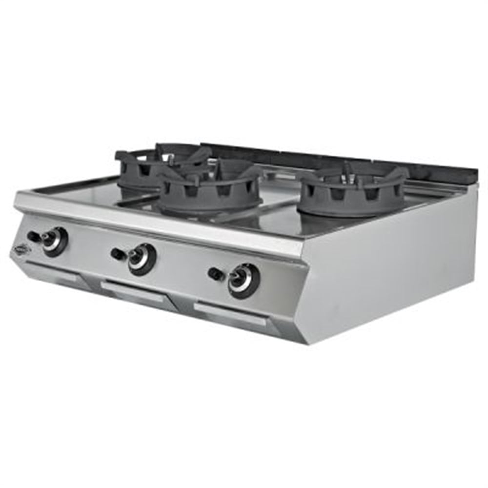 Empero Gazlı Wok Ocak 3’lü CE Belgeli 120x90x30 cm EMP.PLS.9WK030