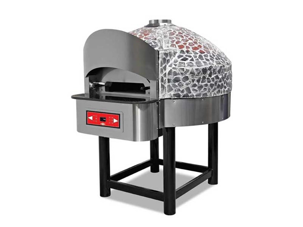 Empero Pizza Fırını Gazlı Döner Tabanlı Manuel 6x30 cm Pizza Kapasiteli EMP.SPO.04