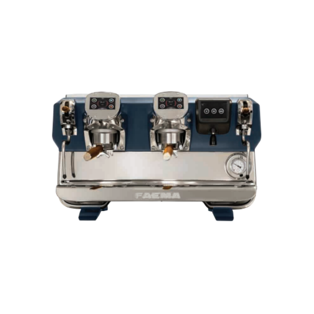 Faema E71 A/2 Touch Blue Pearl Tam Otomatik Espresso Kahve Makinesi 2 Gruplu