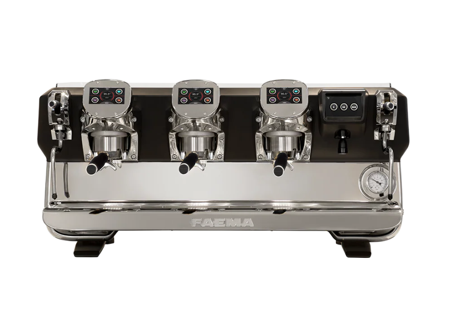 Faema Tam Otomatik Espresso Kahve Makinesi 3 Gruplu Kahve Makinesi Dijital Ekran E71 A/3 Touch Black