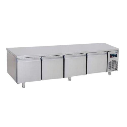 Frenox Dört Kapılı Cihaz Altı Buzdolabı Kısa 220x60x60 cm 304 Kalite USN4-SH
