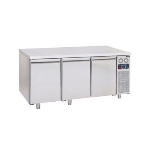 Frenox Üç Kapılı Tezgah Tip Buzdolabı Kısa 160x60x85 cm 304 Kalite CSN3-SH CSN3-SH