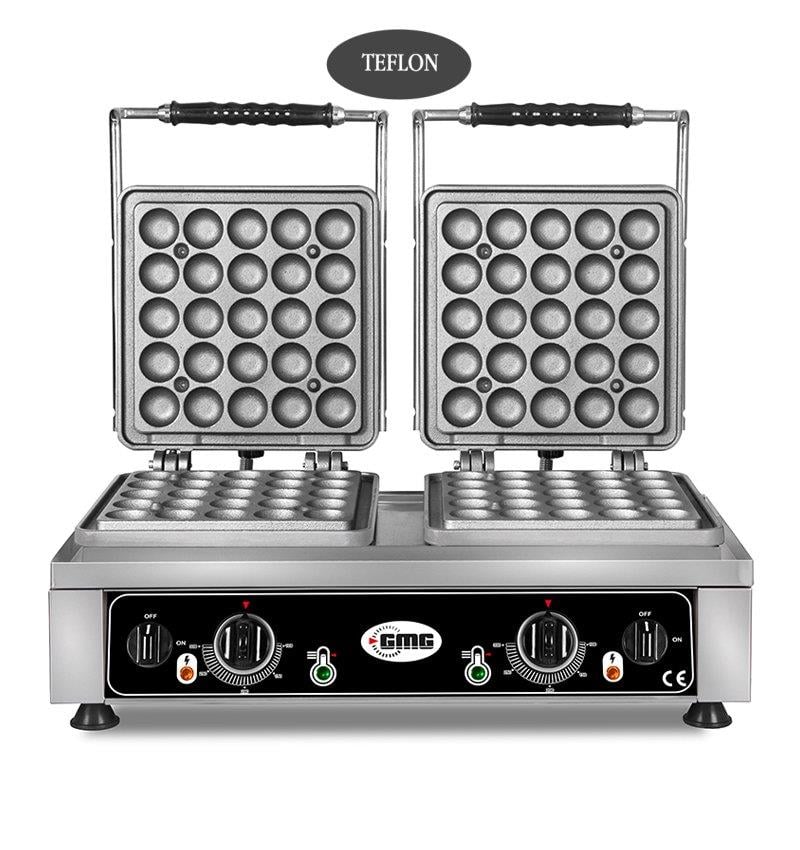 GMG Lokmia L Çiftli Bubble Waffle Makinesi Elektrikli KGW 27 L