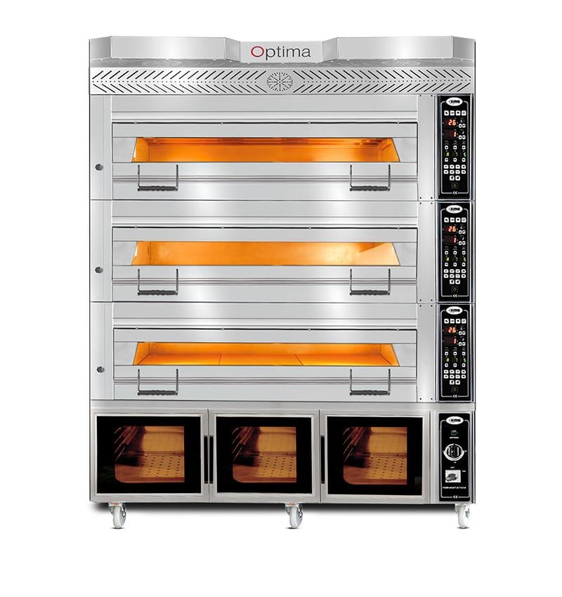 GMG Pasta Börek Fırını 3 Katlı Elektrikli Optima Serisi 124x84x18 cm PB3M - 128