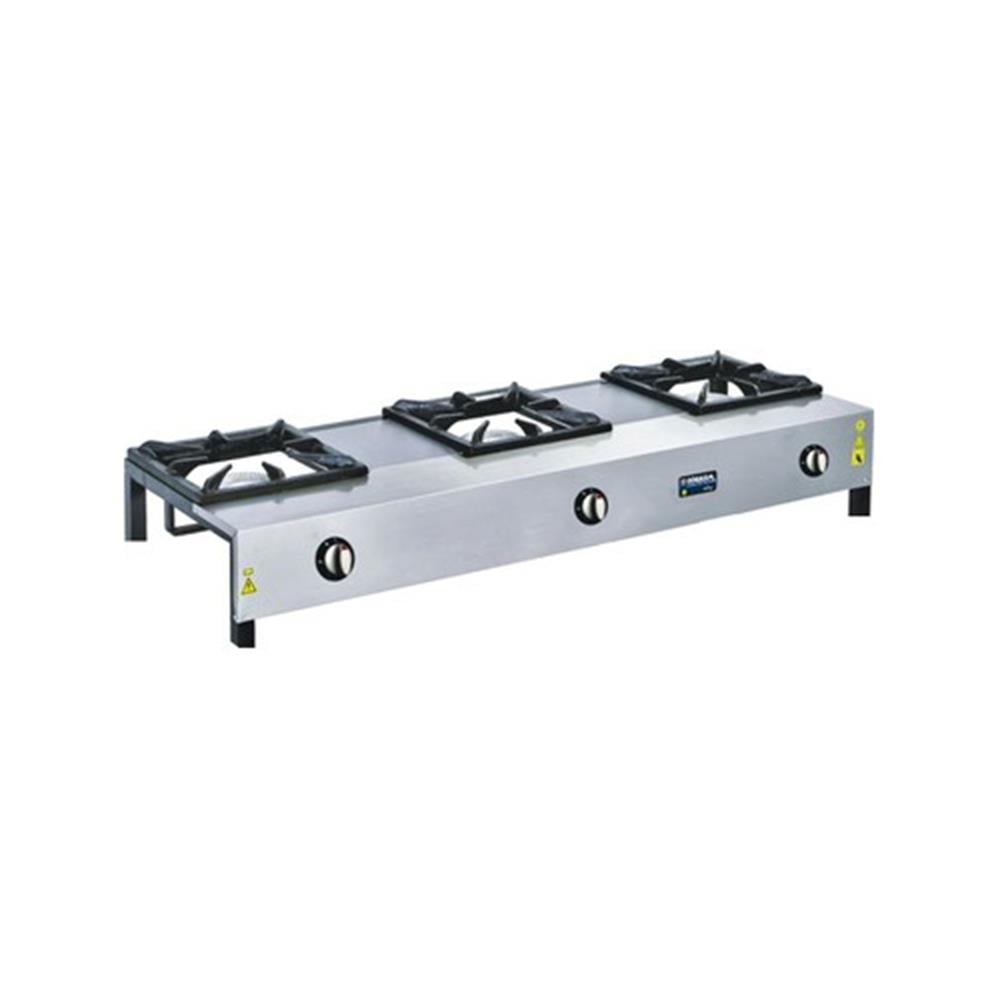Görkem 3 Lü Kısa Lokanta Ocağı Gazlı ve Lpg Li 139x47x23 Cm 234