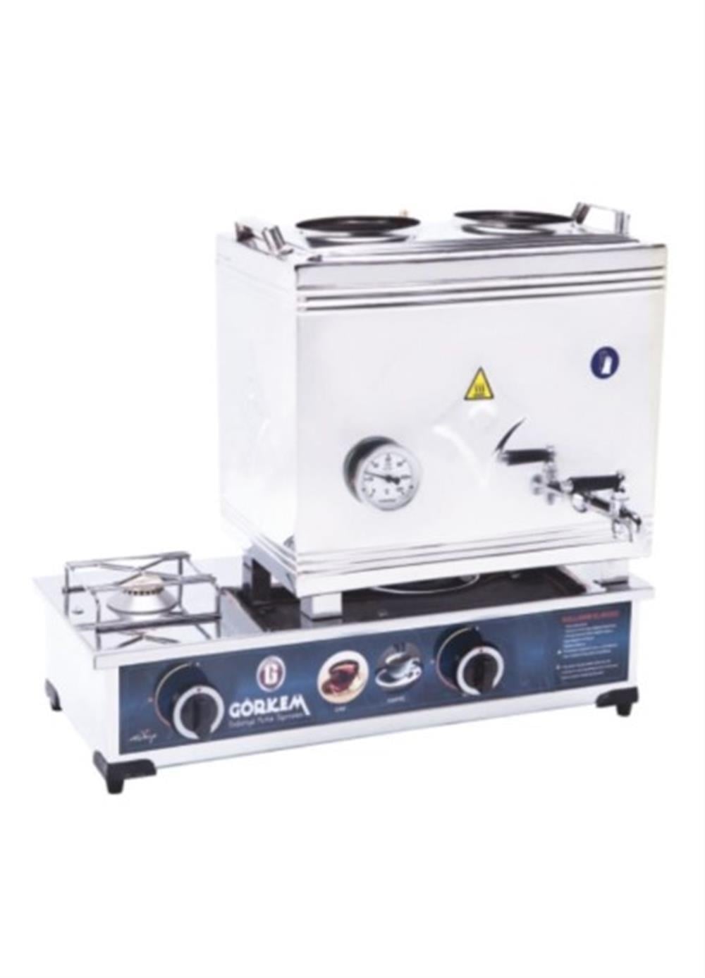 Görkem Elektrikli 40 Lık Kaynaklı Çay Kazanı Gaz/ 144