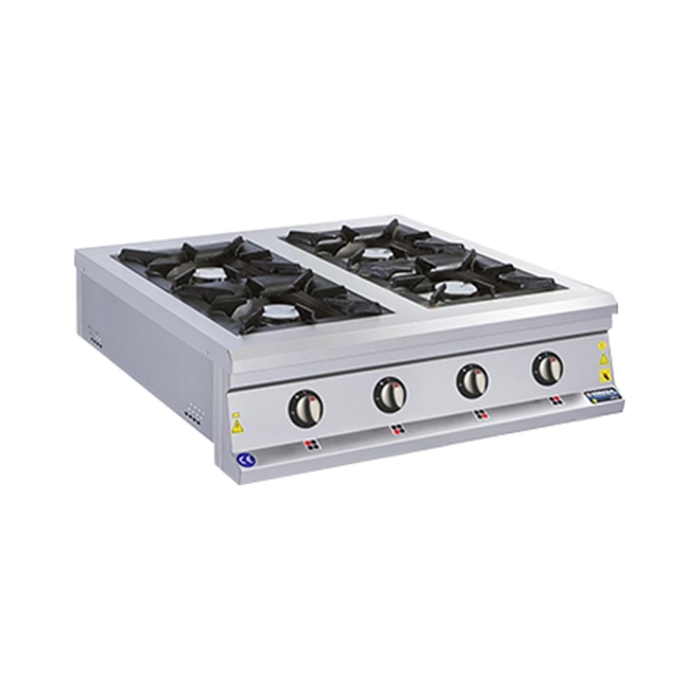Görkem 6 Lı Profesyonel Set Üstü Ocak Gazlı ve Lpg Li 150x100x30 Cm 260