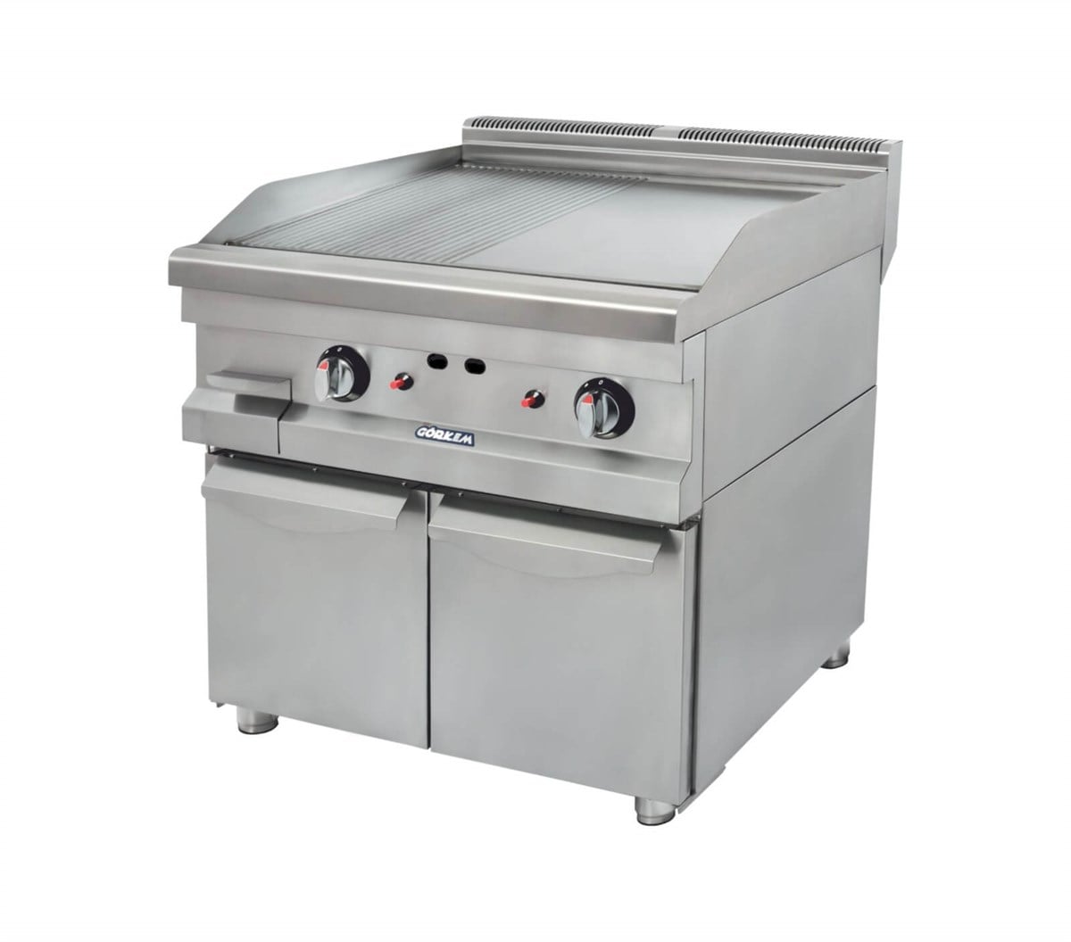 Görkem Düz Pleyt Izgara Alt Dolaplı Gazlı ve Lpg Li 80x71x85 Cm 725