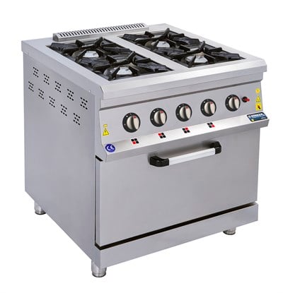 Görkem 4 Lü Kuzine Gazlı ve Lpg Li 80x80x85 Cm 808
