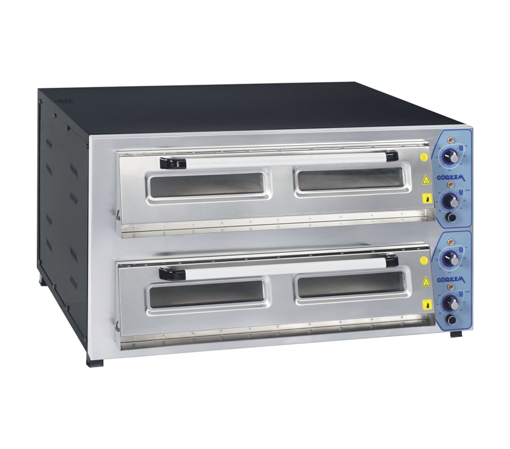 Görkem Çift Katlı Pizza Fırını Elektrikli 30 cm x 12 Pizza Kapasiteli 9202