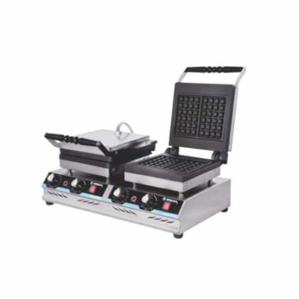 Görkem Çiftli Eko Kare Waffle Makinesi Elektrikli 155