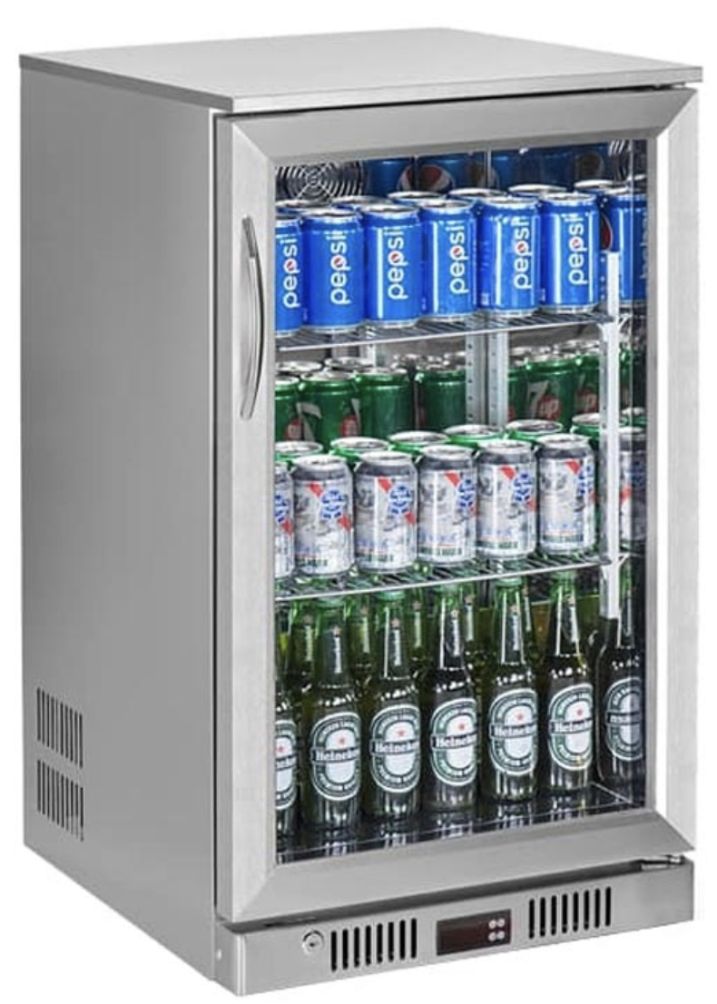 Gtech Paslanmaz Bar Arkası Tek Kapılı Şişe Soğutucu - SC-118F-S