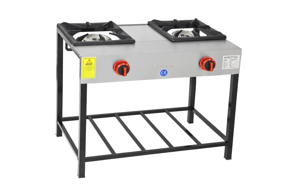 Himaksan 2 Li Uzun Lokanta Ocağı Gazlı ve Lpg Li 86x47x70 Cm HMK-LKY-2