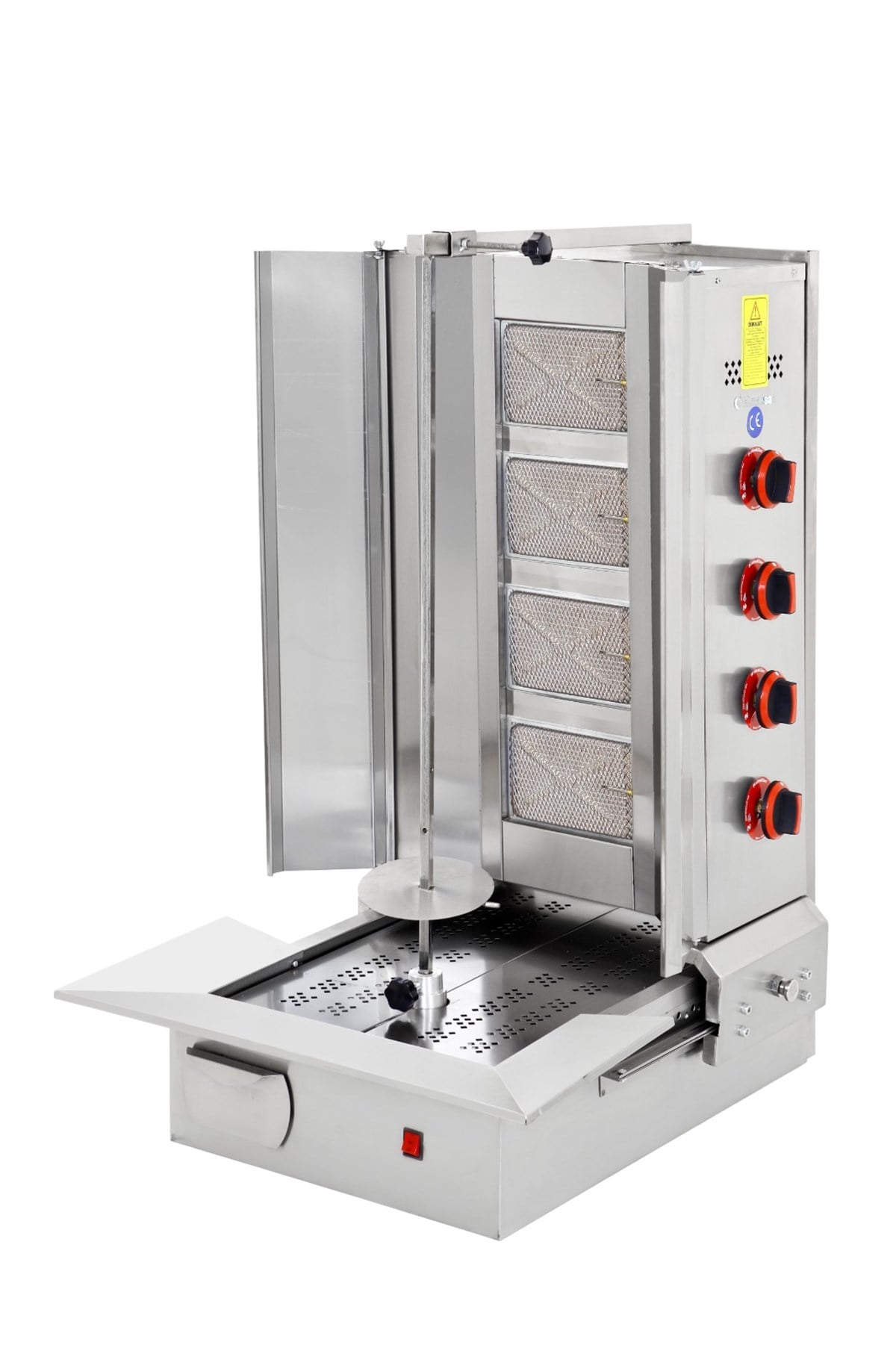 Himaksan 4 Lü Alttan Motorlu Döner Ocağı Gazlı Ve Lpg Li HMK-AMDNG 4