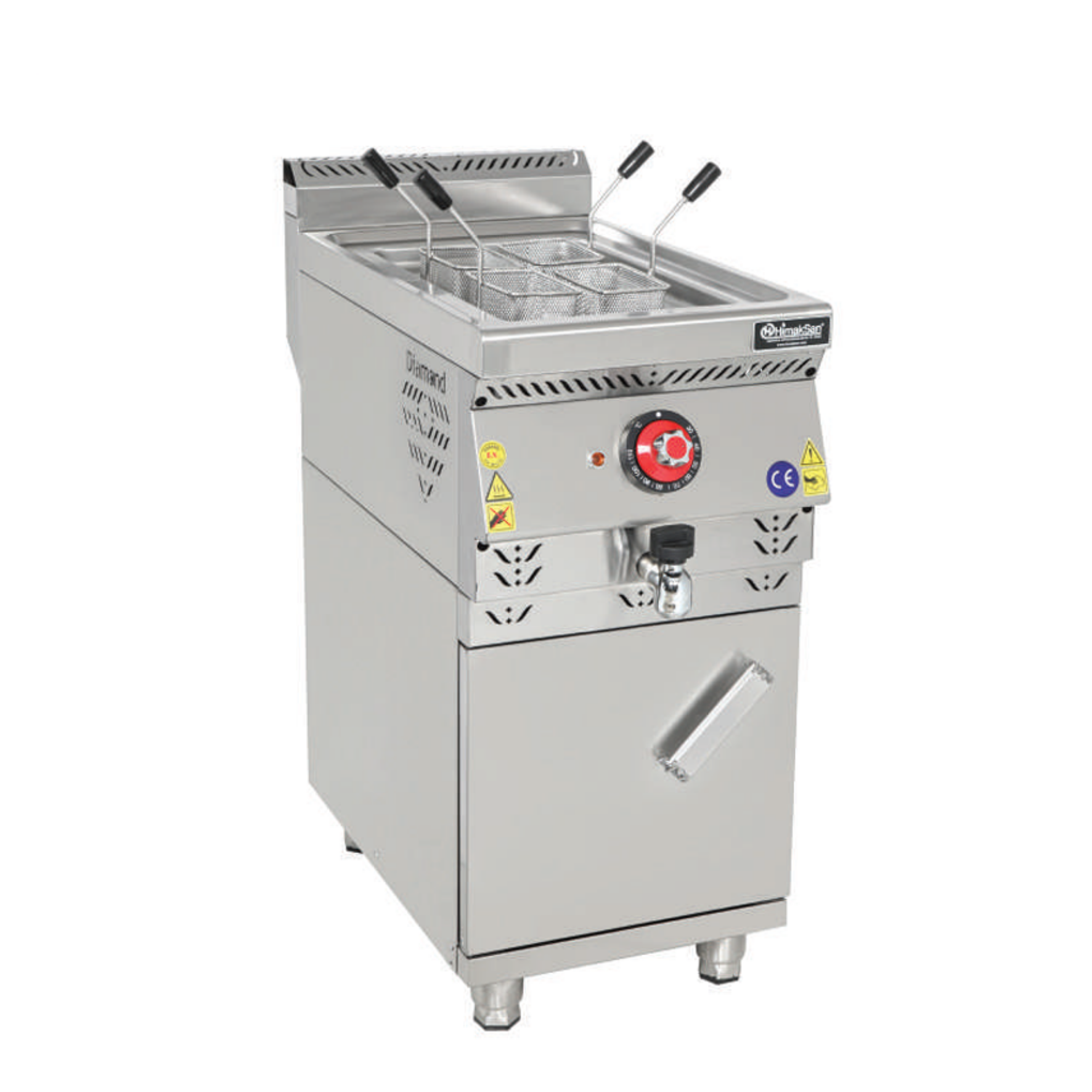 Himaksan Dolaplı 4 Sepetli Makarna Haşlama Makinesi Elektrikli 40x70x85 cm HMK-DMHE 478