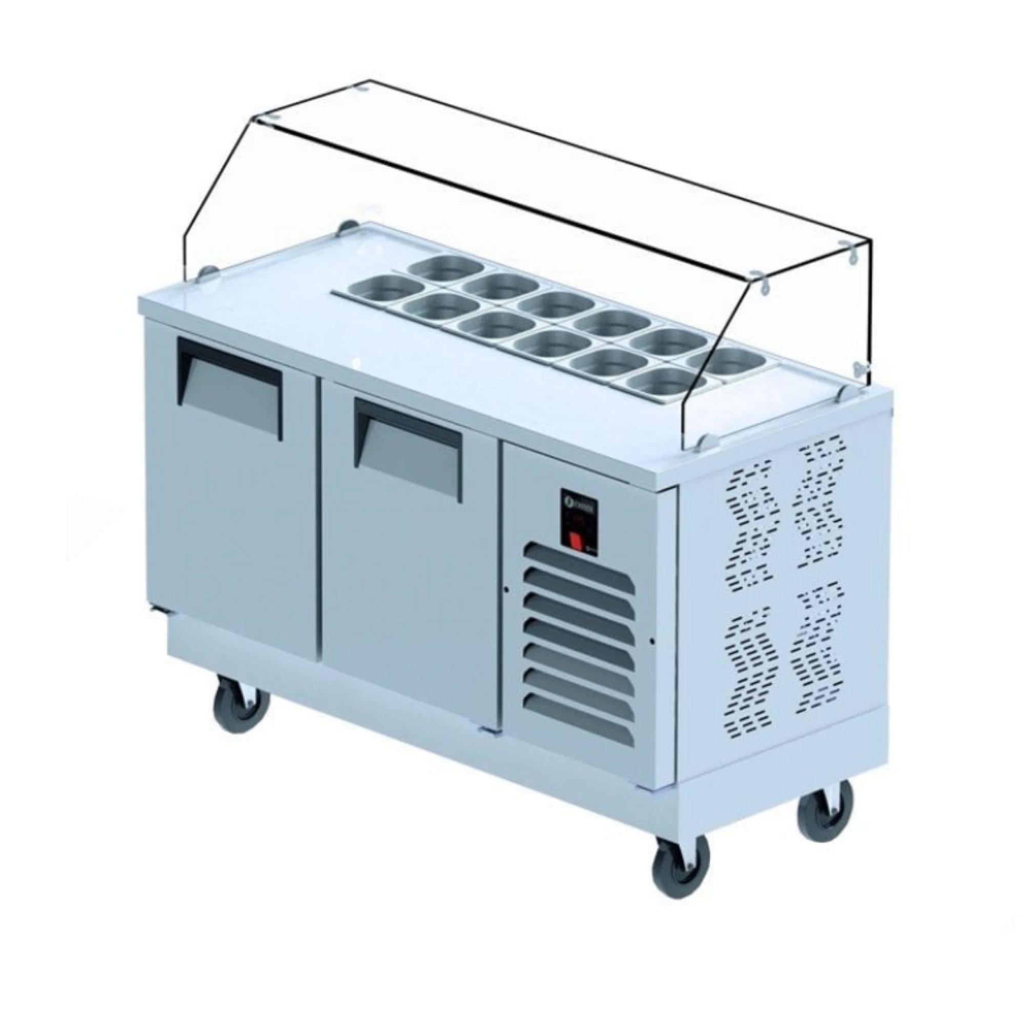 Iceinox 4 Kapılı Hazırlık Buzdolabı 250x70x130 cm FTS 650 CR