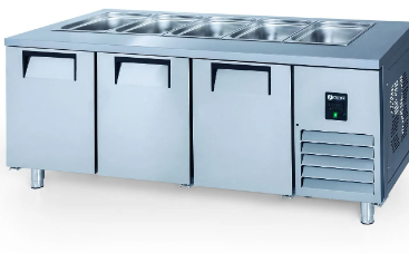 İceinox 5 Küvetli Servis Buzdolapları 200x70x85 STS 515 CR