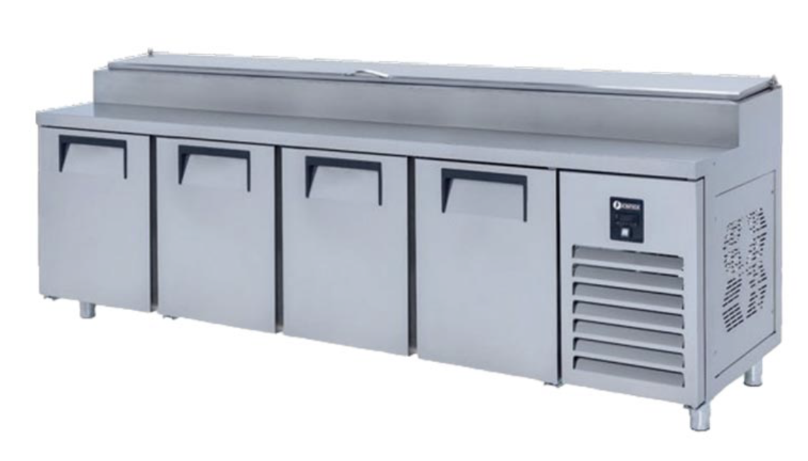 İceinox 4 Kapılı Make Up Buzdolabı - Kısa Ayak PTS-L 650 CR