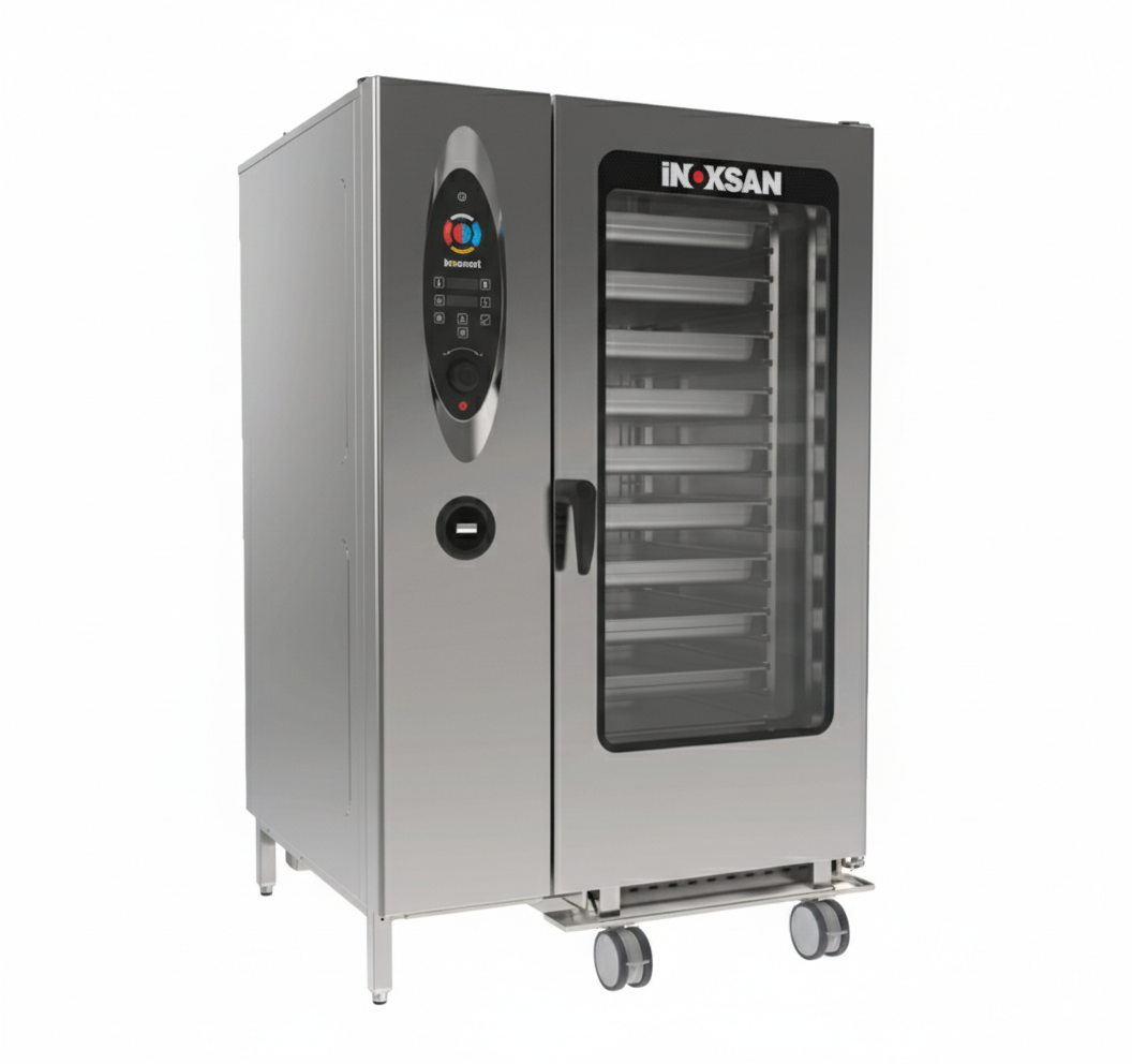 İnoksan 40 Tepsi Kapasiteli Elektrikli Kombi Fırını GN 1/1 INO-FBE 040