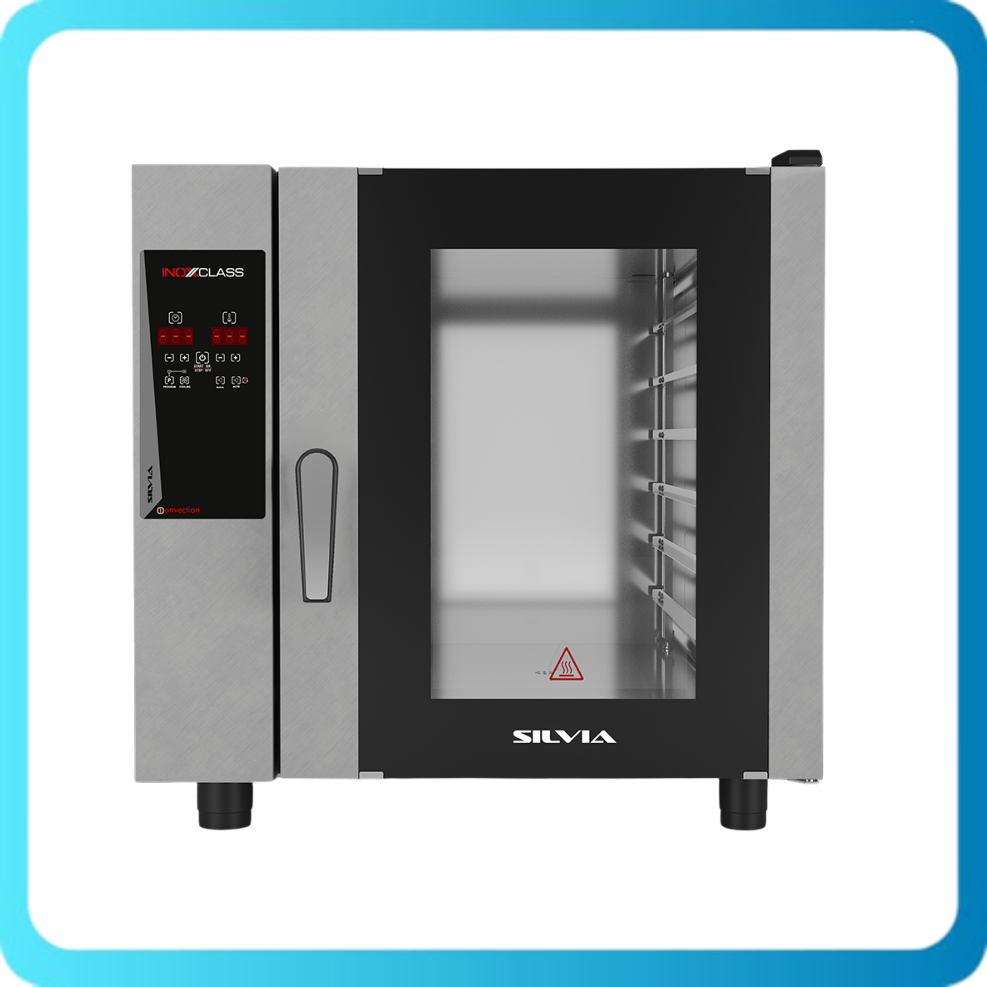 İnoxclass 7 Tepsili Konveksiyonlu Fırın Elektrikli 7 x GN 1/1 Silvia S07E