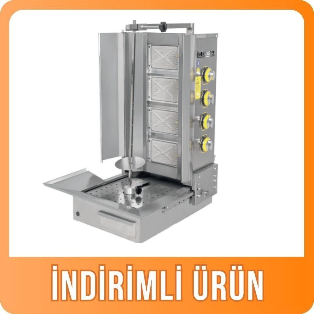 İnoxmaster 4 Lü Alttan Motorlu Döner Ocağı Gazlı ve Lpg Li 50x52x100 Cm İMR-MDNR-401